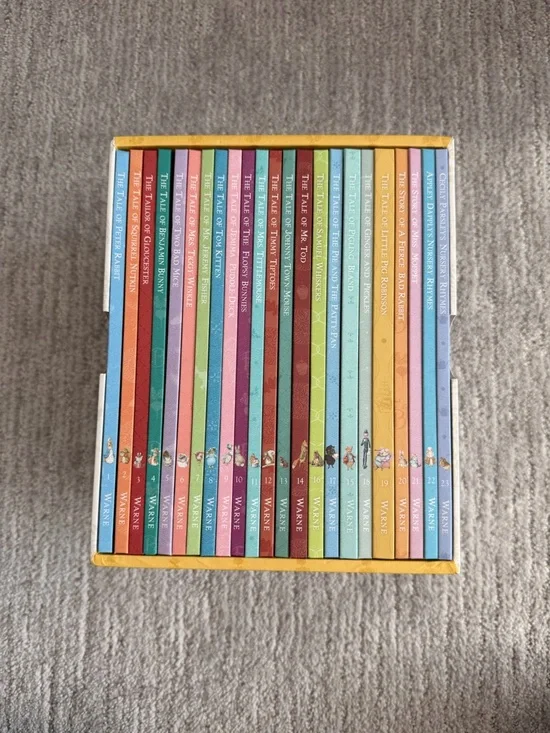 Beatrix Potter The Complete Peter Rabbit Library Boxed Set - Yellow - Picture 2 of 3